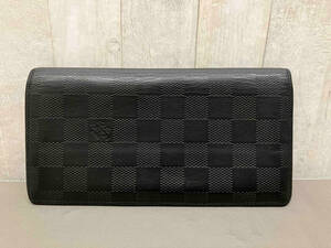 LOUIS VUITTON ルイ・ヴィトン ダミエ ポルトフォイユプラザ アンフィ二 長財布 SP4142 ブラック 札 小銭入れ カード入れ