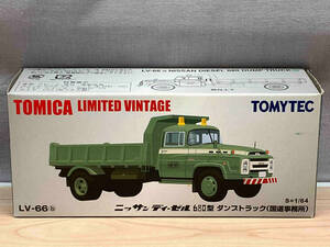 現状品 ② トミカ LV-66b ニッサン ディーゼル 680型 ダンプトラック(国道事務所)(ライトグリーン) リミテッドヴィンテージ トミーテック