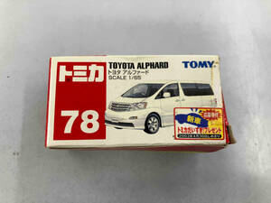 トミカ No.78 トヨタ アルファード 赤箱 ロゴ青字 中国製 トミー