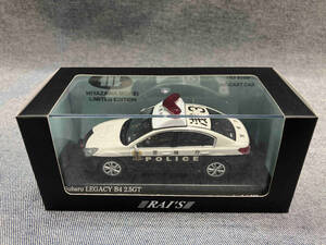 京商 RAI'S 1/43 SUBARU LEGACY B4 2.5GT 2014 警視庁所轄署地域警ら車両 MIYAZAWA MOKEI LIMITED EDITION ミニカー(29-06-18)