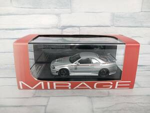 現状品 ミラージュ 1/43 ニスモ R34 GT R Z tune proto ver 2000