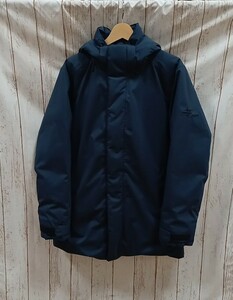 Fox Fire down jacket size L navy Foxfire hood removed possible 7313139 sleeve Logo embroidery down coat men's 