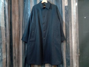 ANATOMICA アナトミカ SINGLE RAGLAN COAT シングルラグランコート リバーシブル ネイビー/ブラウン系チェック柄 46 店舗受取可