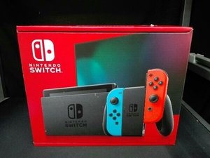 【メーカー保証付き未使用品】 Nintendo Switch Joy-Con(L)ネオンブルー/(R)ネオンレッド(HADSKABAH)(バッテリー拡張モデル)11/1購入品