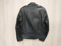 SCHOTT ショット613RD ONESTAR DOUBLE RIDERS JACKET ダブルライダース サイズ40 ブラック 店舗受取可_画像3