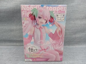 【1円スタート】フリューぬーどるストッパー フィギュア 桜ミク ウィンクver.(02-05-31)