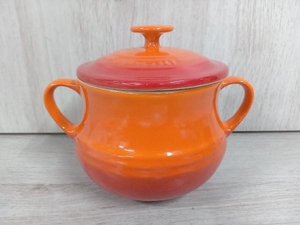 ル・クルーゼ スープボット オレンジ 洋食器 箱無し LE CREUSET