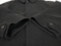 【ネーム刺繍あり・現状品】Burberry's ウールロングコート メンズ MAサイズ チャコール 冬服_画像6