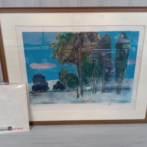 guiramand 夏のいる風景 証明書有り約92cm×72cm 風景 馬 白馬の画像1