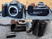鴨992【通電確認済み】Nikon デジタル一眼レフカメラ D50 Kit BLACK AF-S DX Zoom-Nikkor 18-55mm f/3.5~5.6G ED D50(J)18-55KIT BK_画像4