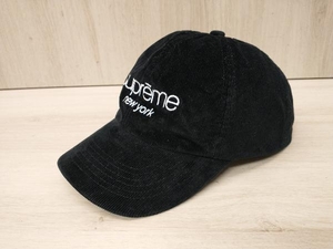 Supreme シュプリーム Camp cap キャップ 野球帽 / ブラック・コーデュロイ素材 GORE -TEX サイズ フリー