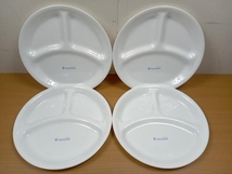 snow peak CORELLE スノーピーク コレール ランチプレート 皿 4枚セット_画像1