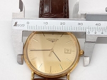 LONGINES　ロンジン　グランドクラシック　L4.636.2　電池式　クォーツ　デイト　ゴールド　メンズ腕時計　動作品　 店舗受取可_画像5