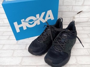 美品 HOKA ONE ONE スニーカー ANACAPA BREEZE LOW ブラック メンズ ホカオネオネ 27cm 1127920 店舗受取可