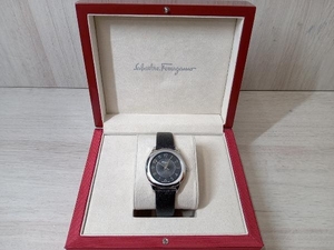Salvatore Ferragamo　サルヴァトーレフェラガモ　Ｆ42　クォーツ　レディース腕時計　ブラック 店舗受取可