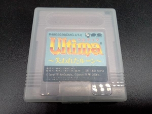 GB ウルティマ 失われたルーン ポニーキャニオン DMG-UTJ 1991 ゲームボーイソフト Ultima