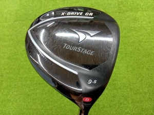 ドライバー BRIDGESTONE TOURSTAGE X‐DRIVE GR BLACK ブリヂストン ツアーステージ エックスドライブ ブラック シャフト Moter F1