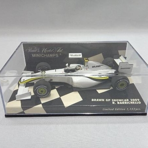 【1円スタート】ミニチャンプス 1/43 PAUL'S MODEL ART ブラウンGP Showcar 2009 ドライバー:ルーベンス・バリチェロ(∴10-08-03)の画像1