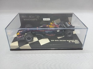 ミニチャンプス 1/43 PAUL'S MODEL ART レッドブルレーシング ルノー RB3 2007 ドライバー:マーク・ウェバー(∴10-08-06)