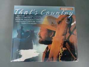 That'sCountry(アーティスト) CD 【輸入盤】That's Country