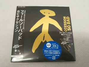 【未開封品】RCサクセション CD FEEL SO BAD(紙ジャケット仕様)(UHQCD/MQA-CD)