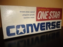 CONVERSE ONESTAR 箱付き商品タグ付きデッドストック品 アメリカ製 ホワイトキャンバス　28cm_画像8