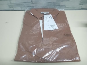 美品 LACOSTE ラコステ PH5522J-99 ブラウン 半袖 ポロシャツ レギュラーフィット ストレッチ パリポロシャツ 新品タグ付き