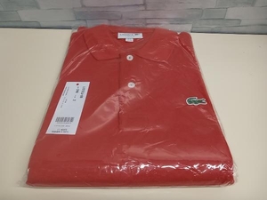 美品 LACOSTE ラコステ L1212LJ-99 レッド 半袖 ポロシャツ 定番 新品タグ付き