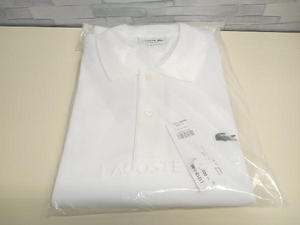美品 LACOSTE ラコステ L1212LJ-99 ホワイト 半袖 ポロシャツ 定番 新品タグ付き