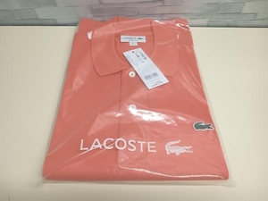 美品 LACOSTE ラコステ L1212LJ-99 オレンジ 半袖 ポロシャツ 定番 新品タグ付き