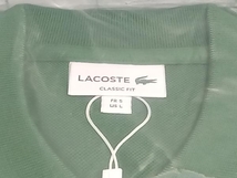 LACOSTE ラコステ L1312LJ-99 グリーン 長袖 ポロシャツ オリジナルフィット 新品タグ付き_画像3