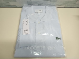 美品 LACOSTE ラコステ L1312LJ-99 クラッシックフィット ライトブルー 長袖ポロシャツ 新品タグ付き