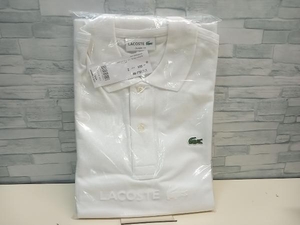 美品 LACOSTE ラコステ L1212LJ-99 半袖 ポロシャツ ホワイト 定番 新品タグ付き