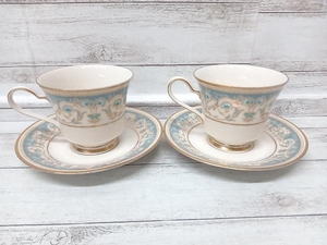 Noritake ノリタケ　アルマンド (ポロネーズ)　カップ&ソーサー ２客　7119　水垢あり　付属品は画像の物が全てです