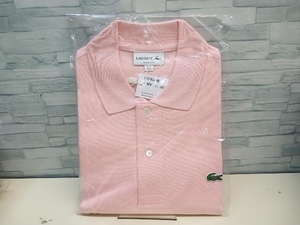 美品 LACOSTE ラコステ L1212LJ-99 半袖 ポロシャツ ピンク 定番 新品タグ付き