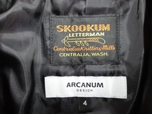 SKOOKUM × ARCANAUM DESIGN / スクーカム × アルカナムデザイン ダブルライダース SHEEP WASHED BIG SIZE DOUBLE RIDERS ブラック 4(L)_画像3