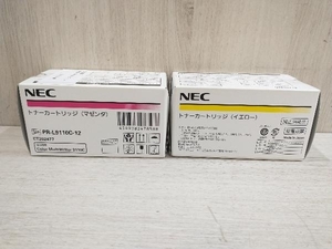 ジャンク NEC PR-L9110C-11 (イエロー) PR-L9110C-12 (マゼンタ)