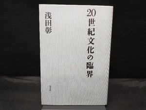 20世紀文化の臨界 浅田彰