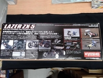 未使用品のため動作未確認 KYOSHO LAZER ZX-5 ELECTRIC POWERED 4WD RACING BUGGY （イエローブルー）_画像2