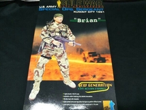 GULF WAR U.S.ARMY Brian KUWAIT CITY 1991 Special Ops. SERGEANT DRAGON ACTION FIGURE ドラゴン フィギュア 10th_画像1