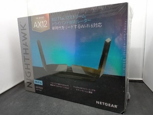 未開封品 NETGEAR RAX200-100JPS Nighthawk AX12 RAX200-100JPS [11a/b/g/n/ac/ax・4800Mbps] 無線LAN/ルーター