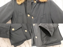 WOOLRICH ウールリッチ メンズ ダウンジャケット ファー Mサイズ ネイビー_画像5