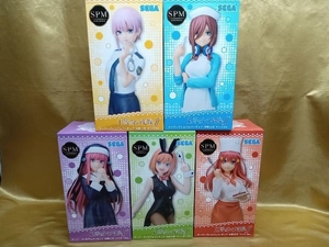 SPM 五等分の花嫁SS 中野一花 ポリスver. 二乃 シスターver. 三玖 ナースver. 四葉 ディーラーver. 五月 コックver. フィギュア