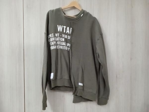 WTAPS RAGS CREW NECK OD／211ATDT-CSM27 スウェット　ダブルタップス　サイズX02　カーキ 店舗受取可