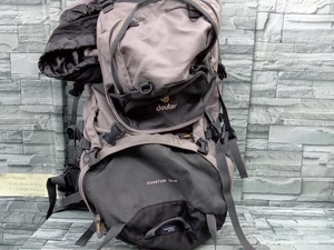 DEUTER QUANTUM ドイタークオンタム 70＋10／レインカバー付 ザック グレー