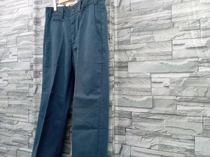 CALEE キャリー CHINO WORKPANTS ターコイズブルー 綿パン Mサイズ