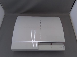 ジャンク 通電確認済み　PlayStation3(HDD40GB):セラミック・ホワイト(CECHH00CW)