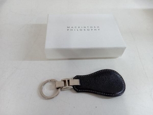 MACKINTOSH PHILOSOPHY マッキントッシュ フィロソフィー キーホルダー 牛革 ブラック 店舗受取可