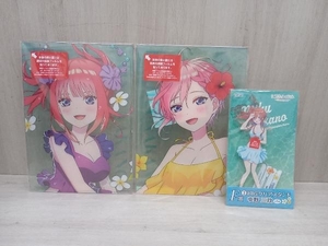 五等分の花嫁 ひこくじ F賞 BIGクリアスタンド 中野三玖 A賞 B賞 A3クリアボード 中野二乃 中野一花 3個セット