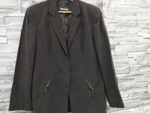 ジャケット GIORGIO ARMANI ジョルジョアルマーニ テーラードジャケット／スナップボタン／ジップポケット 洋服 ブラック　サイズ46